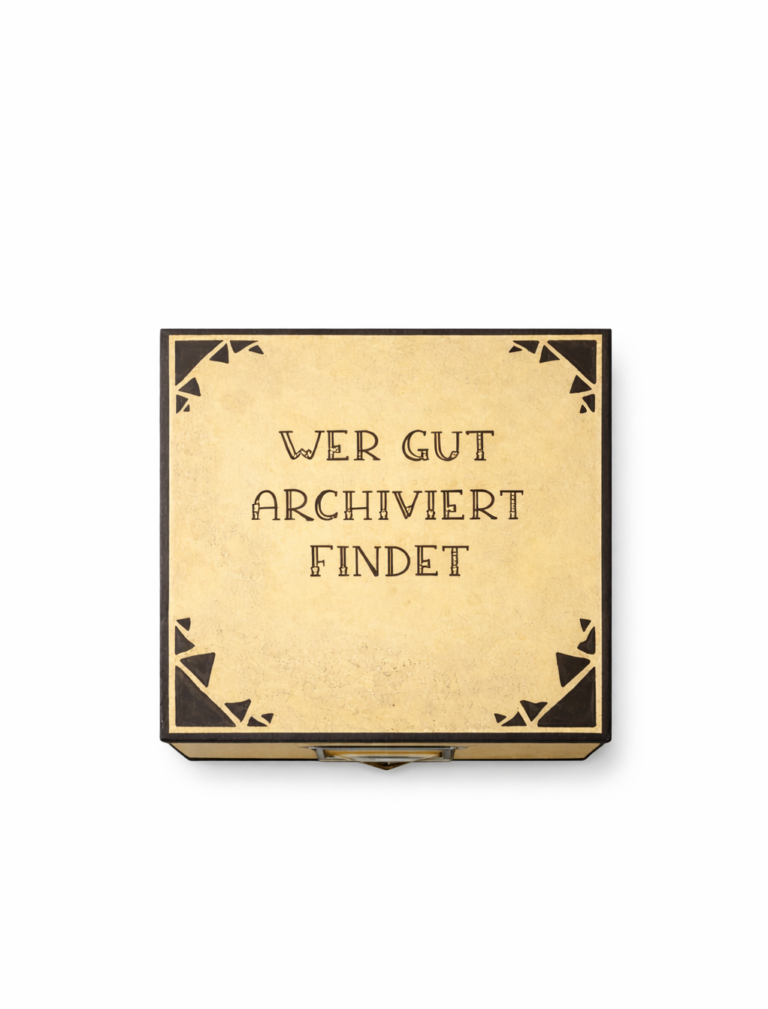 Wie eine Archivbox zur Visualisierung wurde